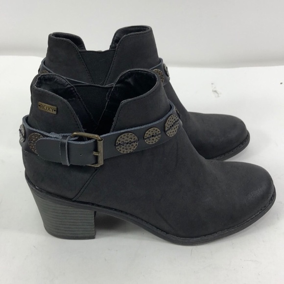 Roxy Shoes - ROXY Black Buckle Ankle Boots